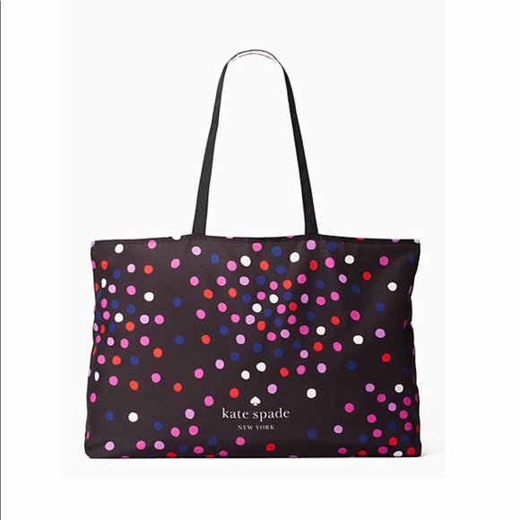 kate spade Handbags - New Kate Spade Confetti Dots Nylon Tote Bag